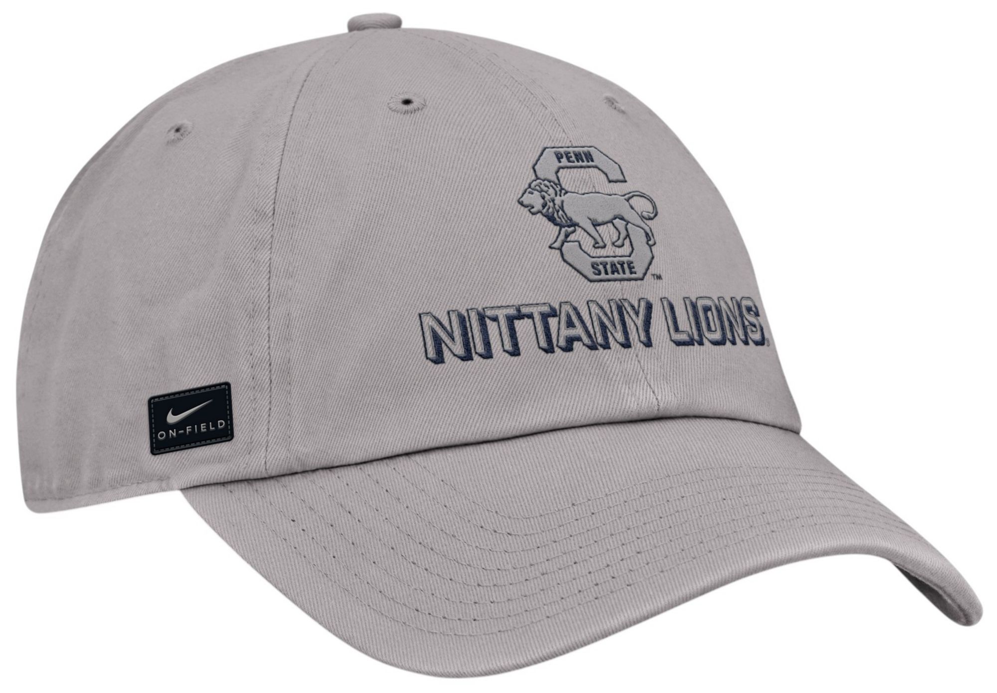 Nike Adult Penn State Nittany Lions Pewter Grey Game Day Club Adjustable Hat product image