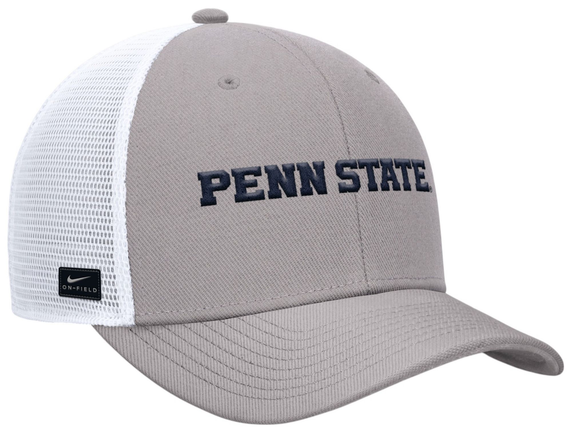 Nike Adult Penn State Nittany Lions Pewter Grey Rise Gameday Trucker Adjustable Hat product image