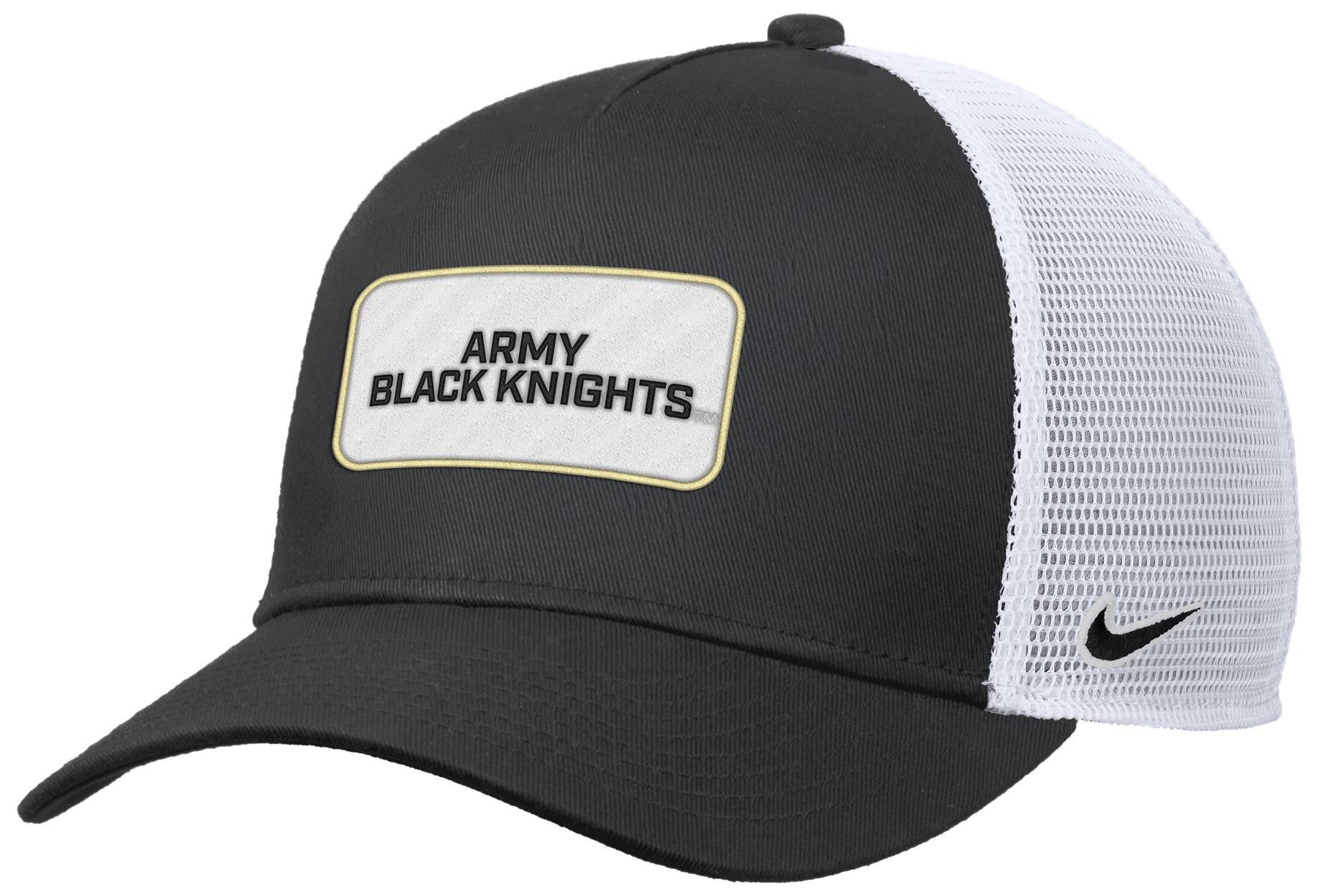 Nike Adult Army West Point Black Knights Black Rise Twill Patch Trucker Hat product image