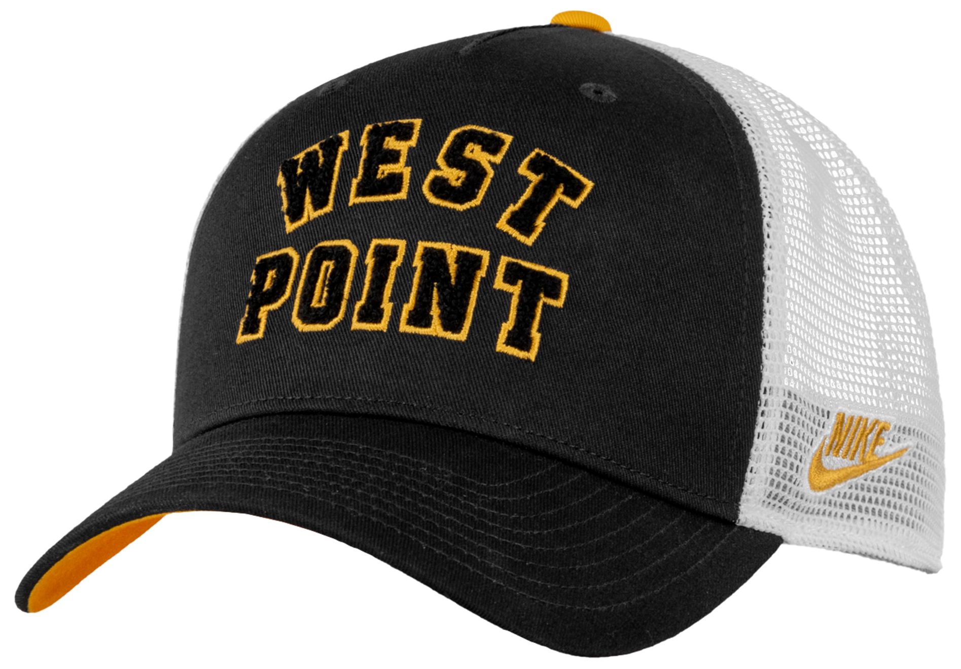 Nike Adult Army West Point Black Knights Black Rise Adjustable Trucker Hat product image