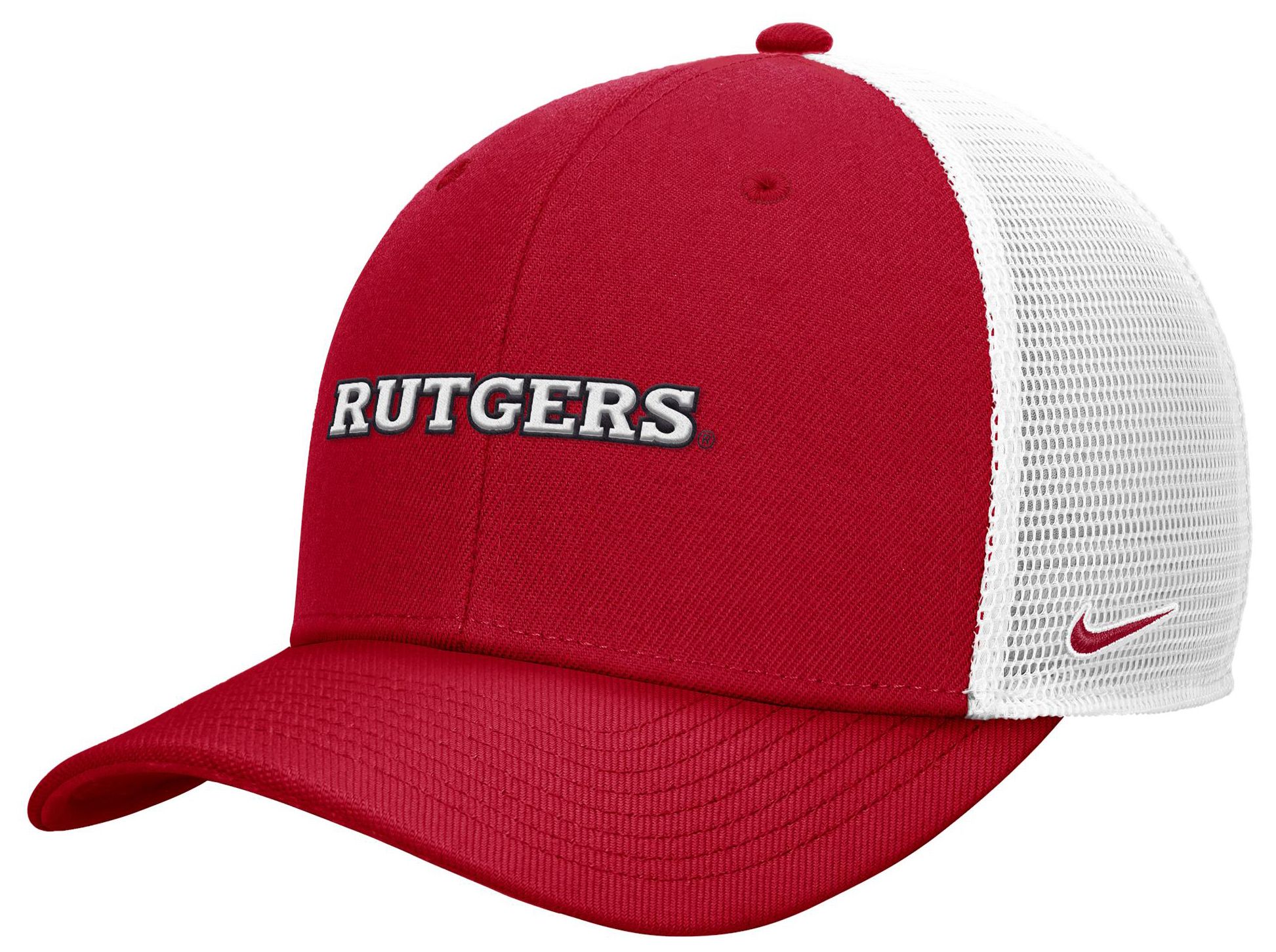 Nike Adult Rutgers Scarlet Knights University Red Rise Adjustable Trucker Hat product image