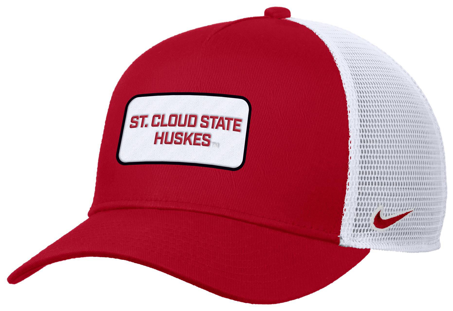 Nike Adult St. Cloud State Huskies Red Rise Twill Patch Trucker Hat product image