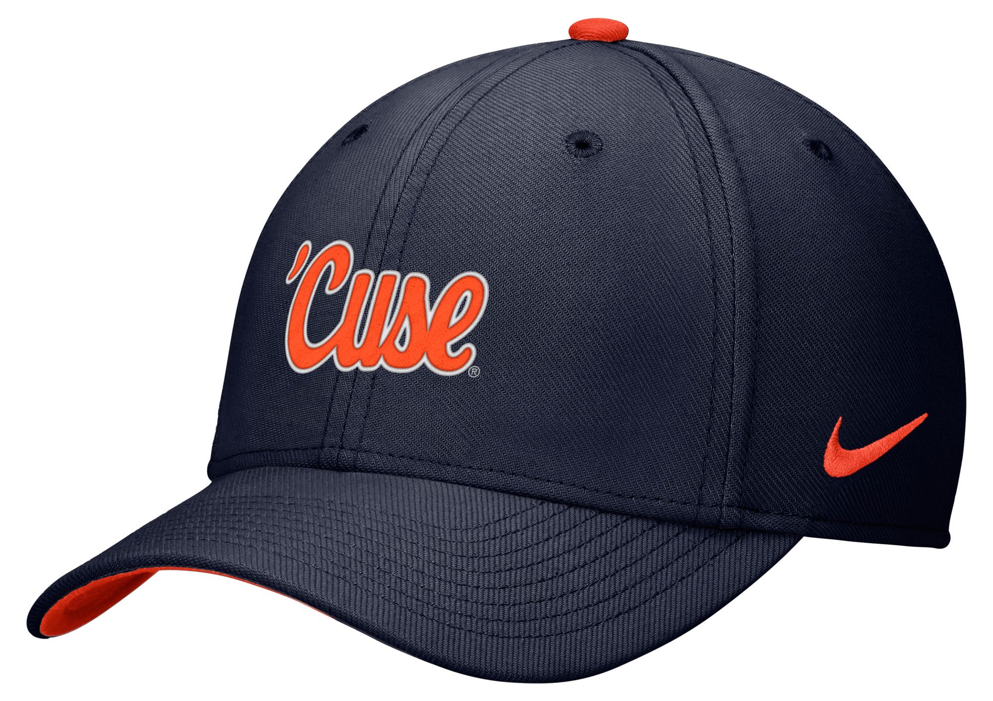 Nike Adult Syracuse Orange Navy Script Swooshflex Hat product image