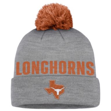 sorry, Nike Adult Texas Longhorns Dark Grey Heather Peak Knit Beanie is currently out of stock