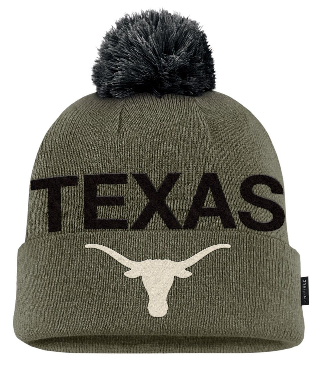 Nike Adult Texas Longhorns Medium Olive 2025 Military Appreciation Knit Hat product image