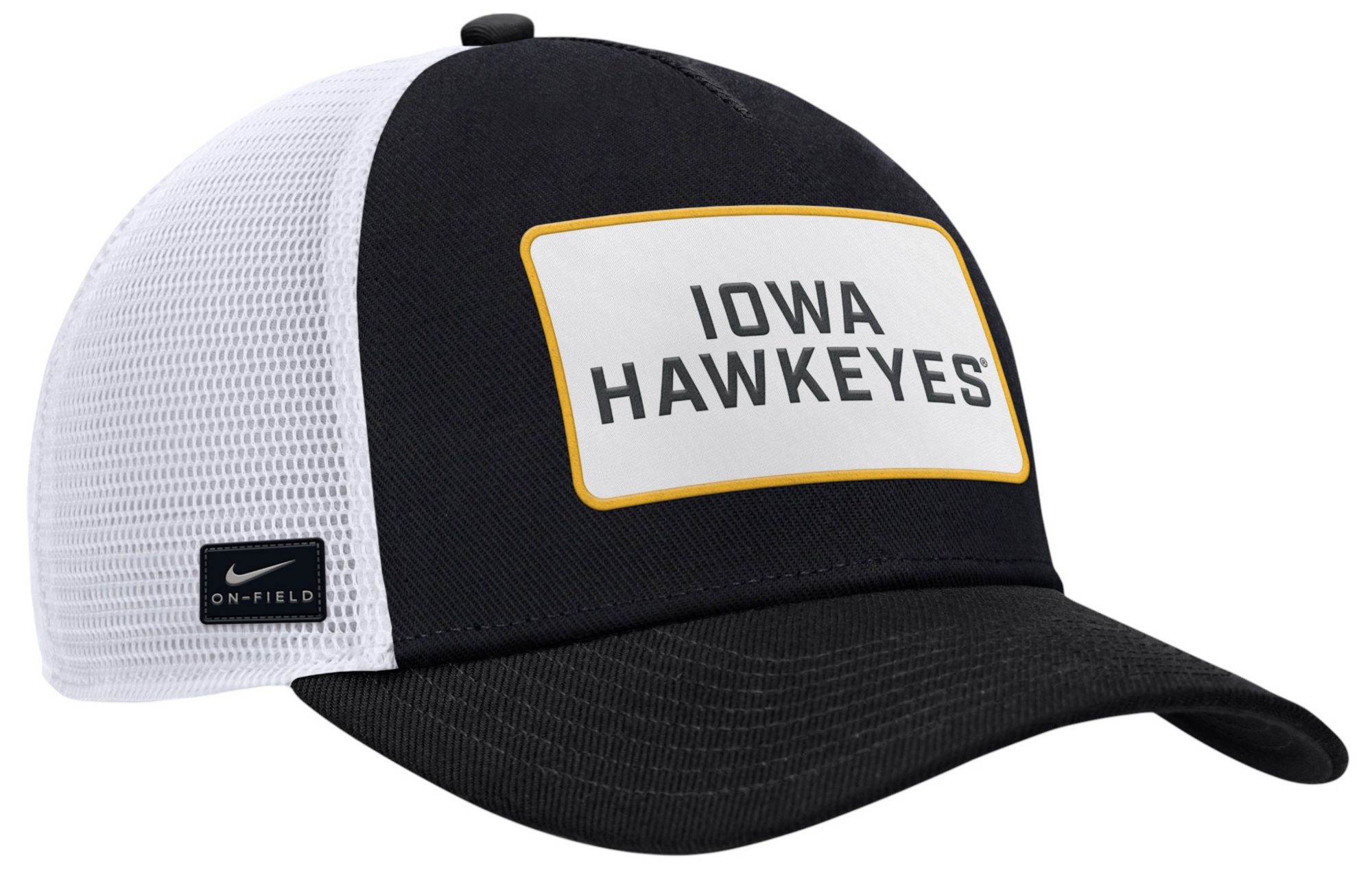Nike Adult Iowa Hawkeyes Black Gameday Adjustable Trucker Hat product image