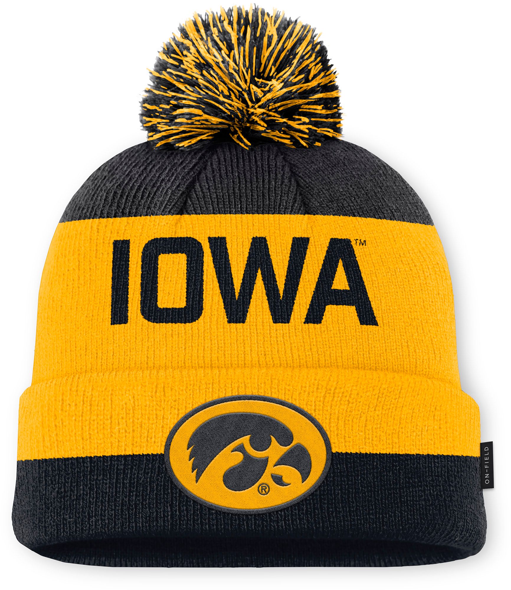 Nike Adult Iowa Hawkeyes Black Gameday Cuffed Knit Beanie product image