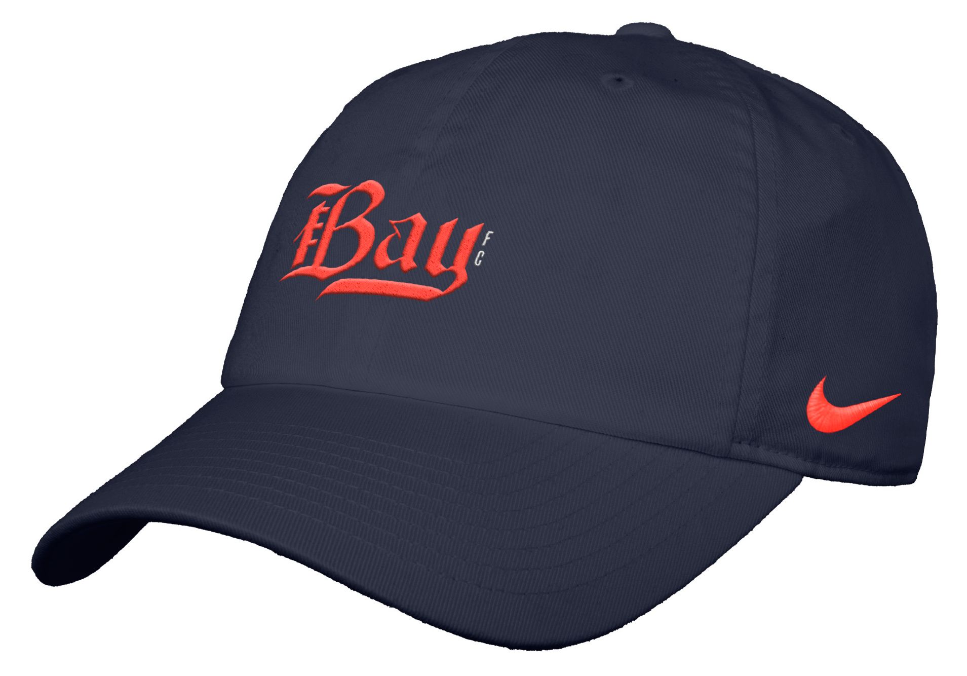 Nike Adult Bay FC 2025-26 Navy Wordmark Campus Adjustable Hat product image