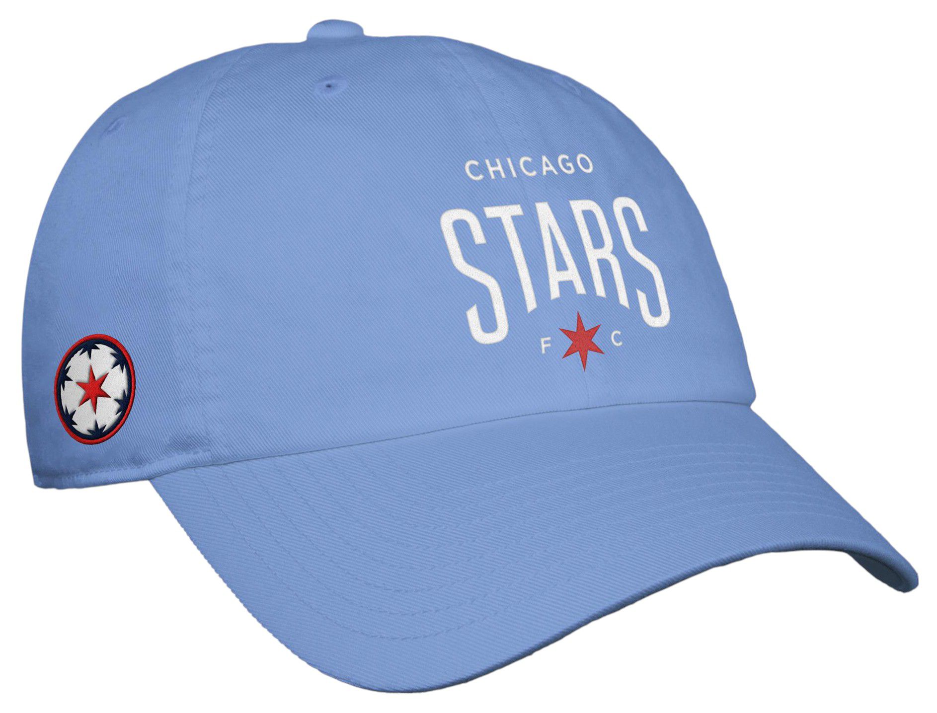 Nike Adult Chicago Stars 2025-26 Light Blue Wordmark Campus Adjustable Hat product image