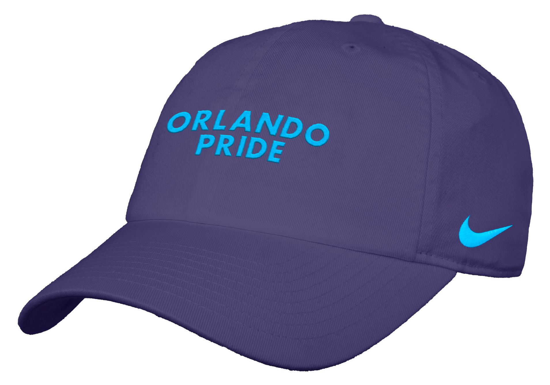 Nike Adult Orlando Pride 2025-26 Purple Wordmark Campus Adjustable Hat product image