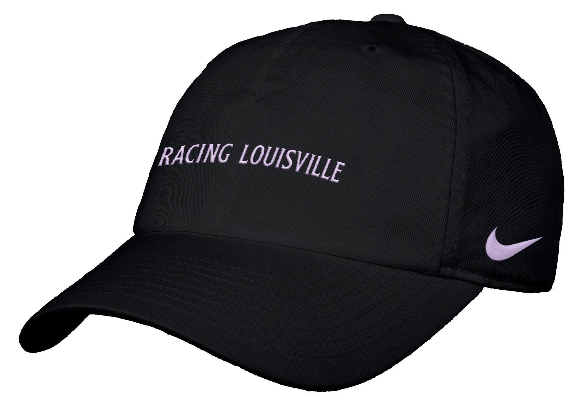 Nike Adult Racing Louisville FC 2025-26 Black Wordmark Campus Adjustable Hat product image