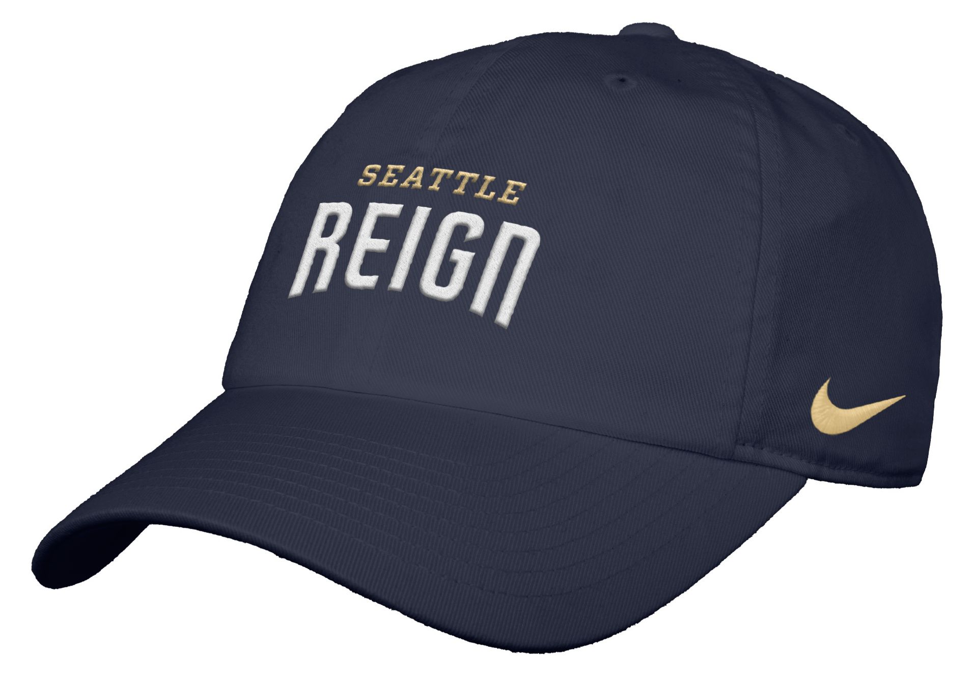 Nike Adult Seattle Reign FC 2025-26 Navy Wordmark Campus Adjustable Hat product image