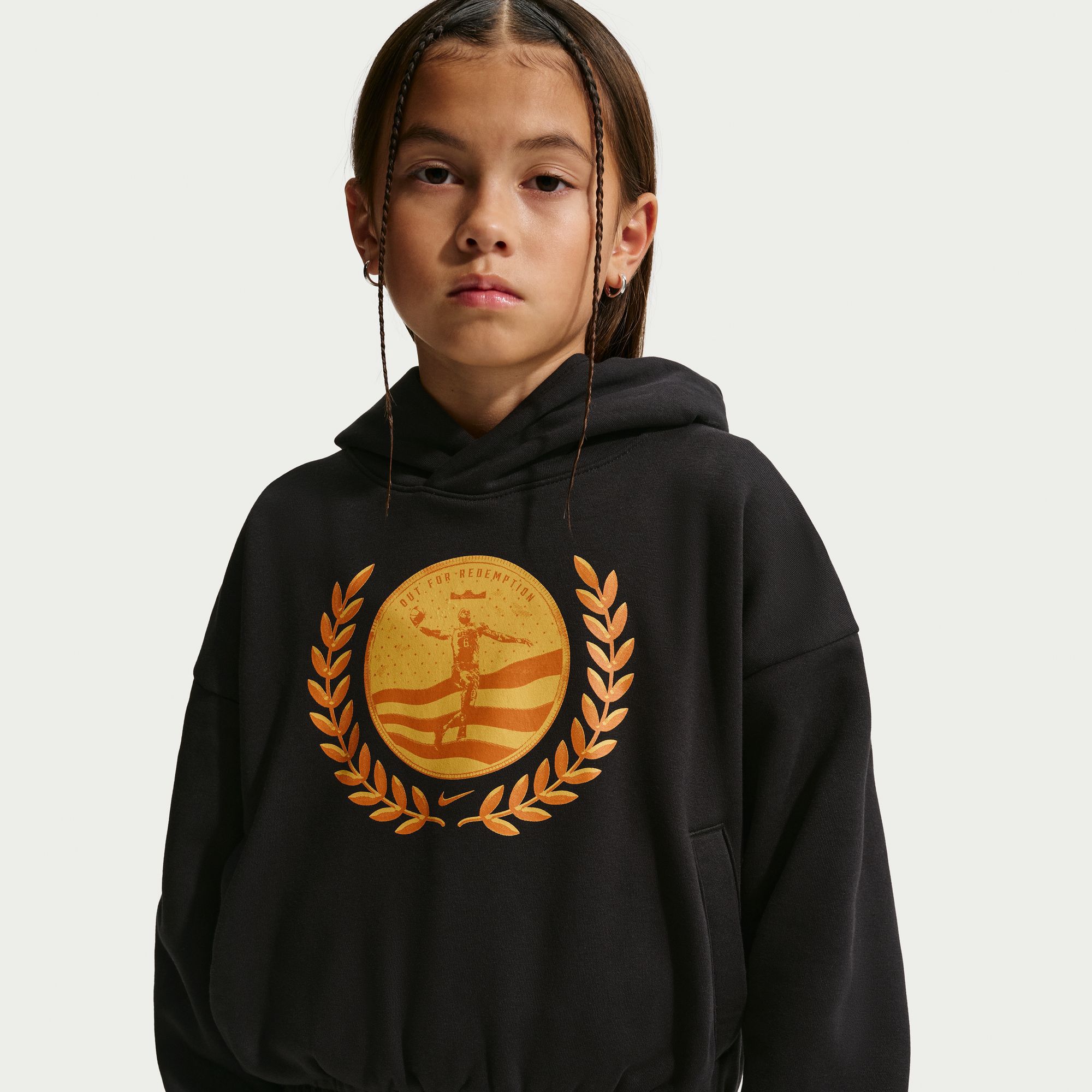 Nike Kids' LeBron James "Out For Redemption" Pullover Hoodie product image