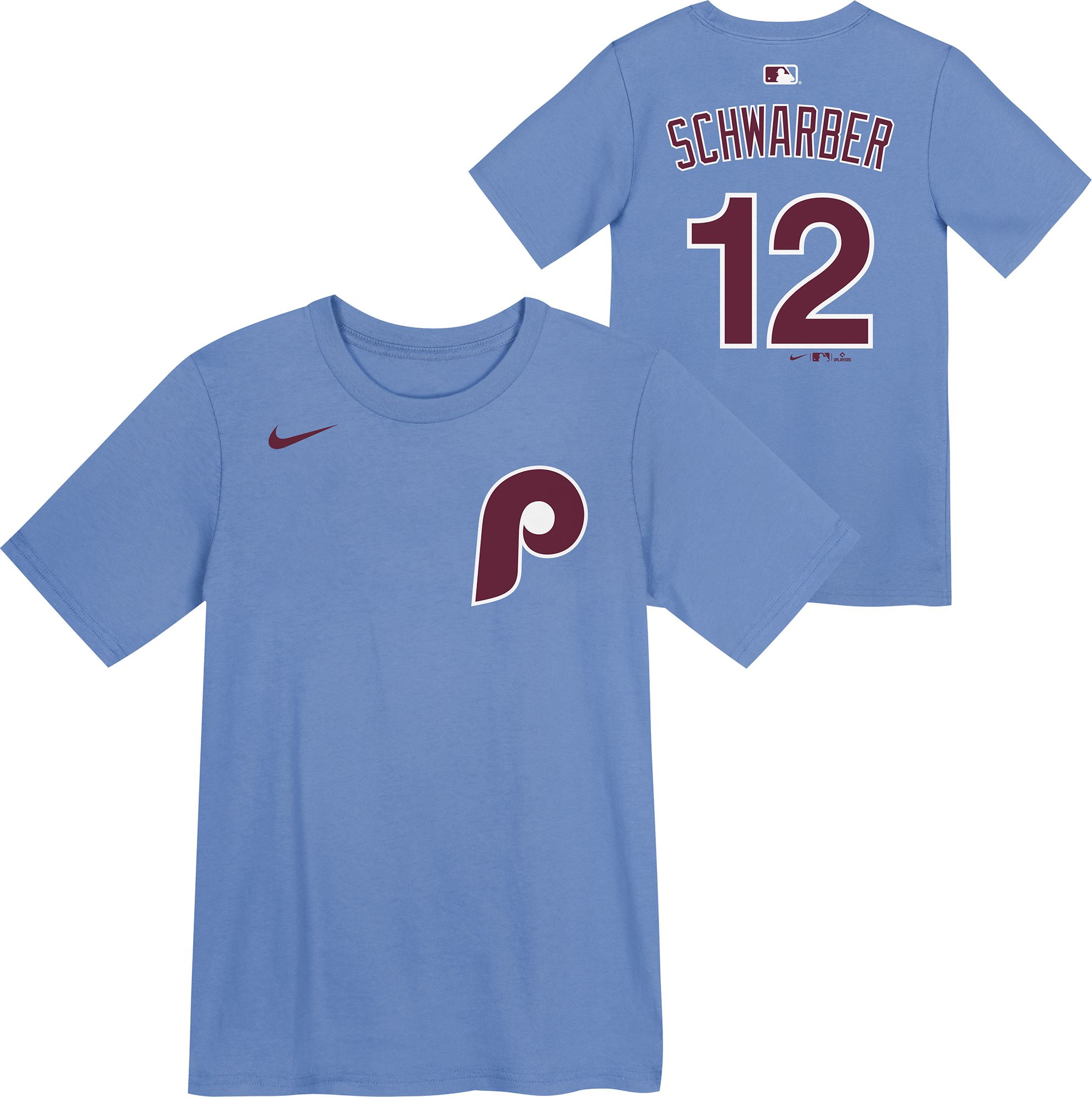 Nike Boys' Philadelphia Phillies Kyle Schwarber #12 Blue Alternate Jersey product image