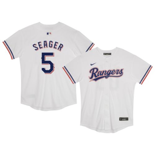 Nike Youth Texas Rangers Corey Seager #5 Blue Alternate Replica
