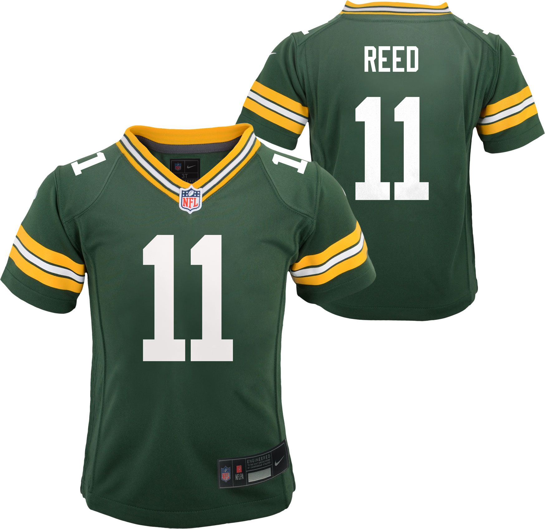 Nike Boys' Green Bay Packers Jayden Reed #11 Fir Game Jersey product image