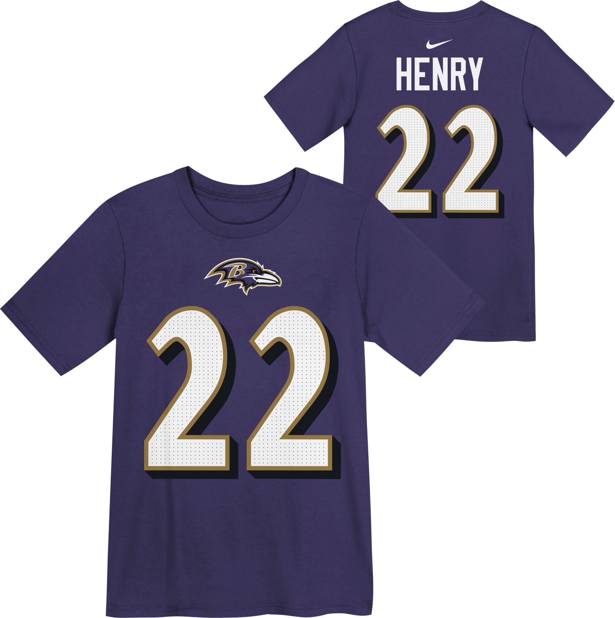 Nike Boys' Baltimore Ravens Derrick Henry #22 New Orchid T-Shirt product image