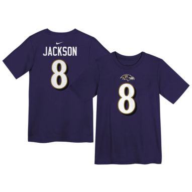 sorry, Nike Boys' Baltimore Ravens Lamar Jackson #8 New Orchid T-Shirt is currently out of stock