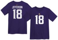 Minnesota Vikings #18 Justin Jefferson Youth Jersey – Purple Stitched – Size S-XL – NWT