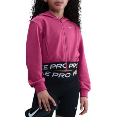 sorry, Nike Girl's Pro Fleece Dri-FIT Full Zip Hoodie is currently out of stock