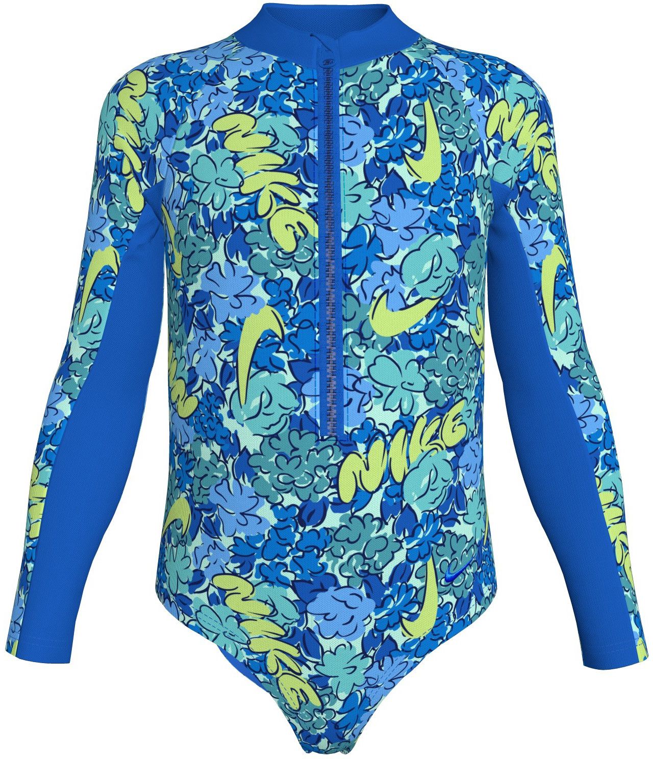Nike Girls' Doodle Floral Long Sleeve One Piece Swimsuit product image