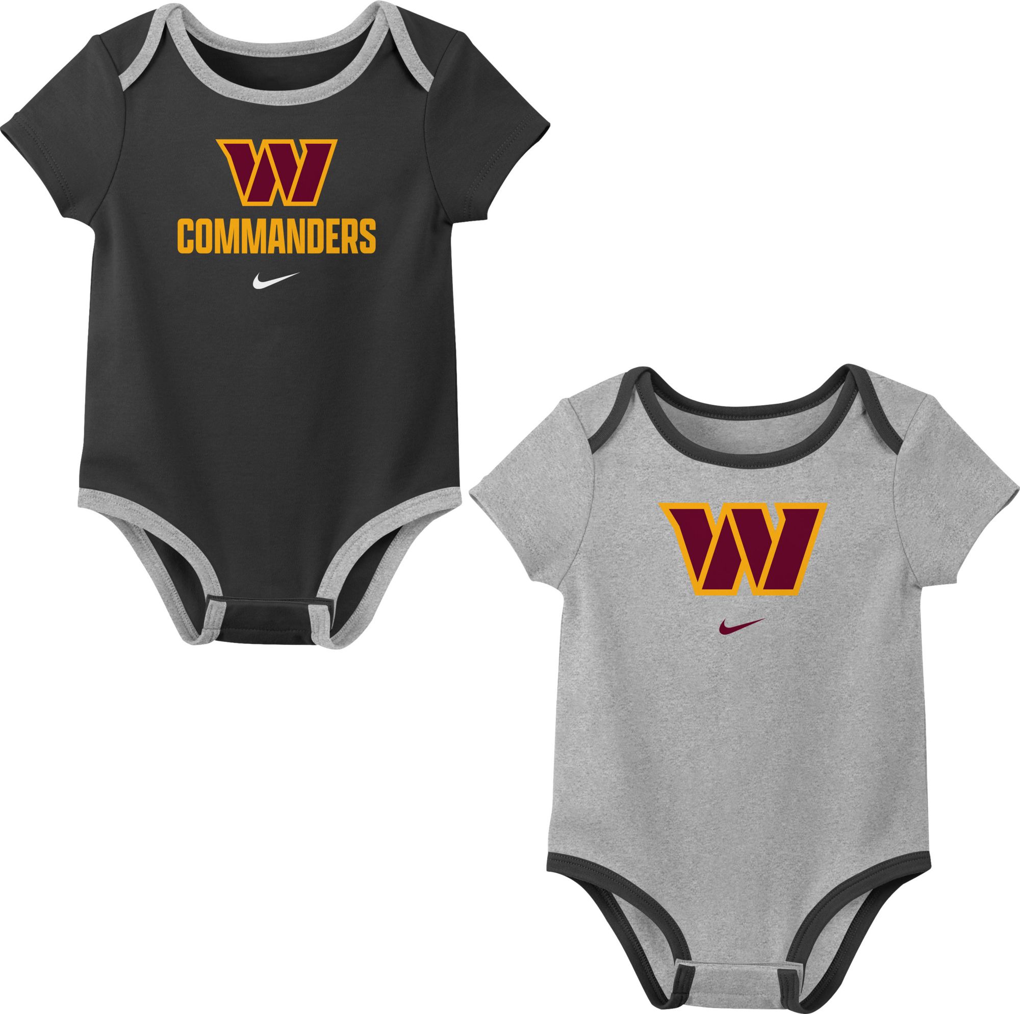 Nike Infant Washington Commanders Burgundy All Day Play 3-Pack Creeper Set product image