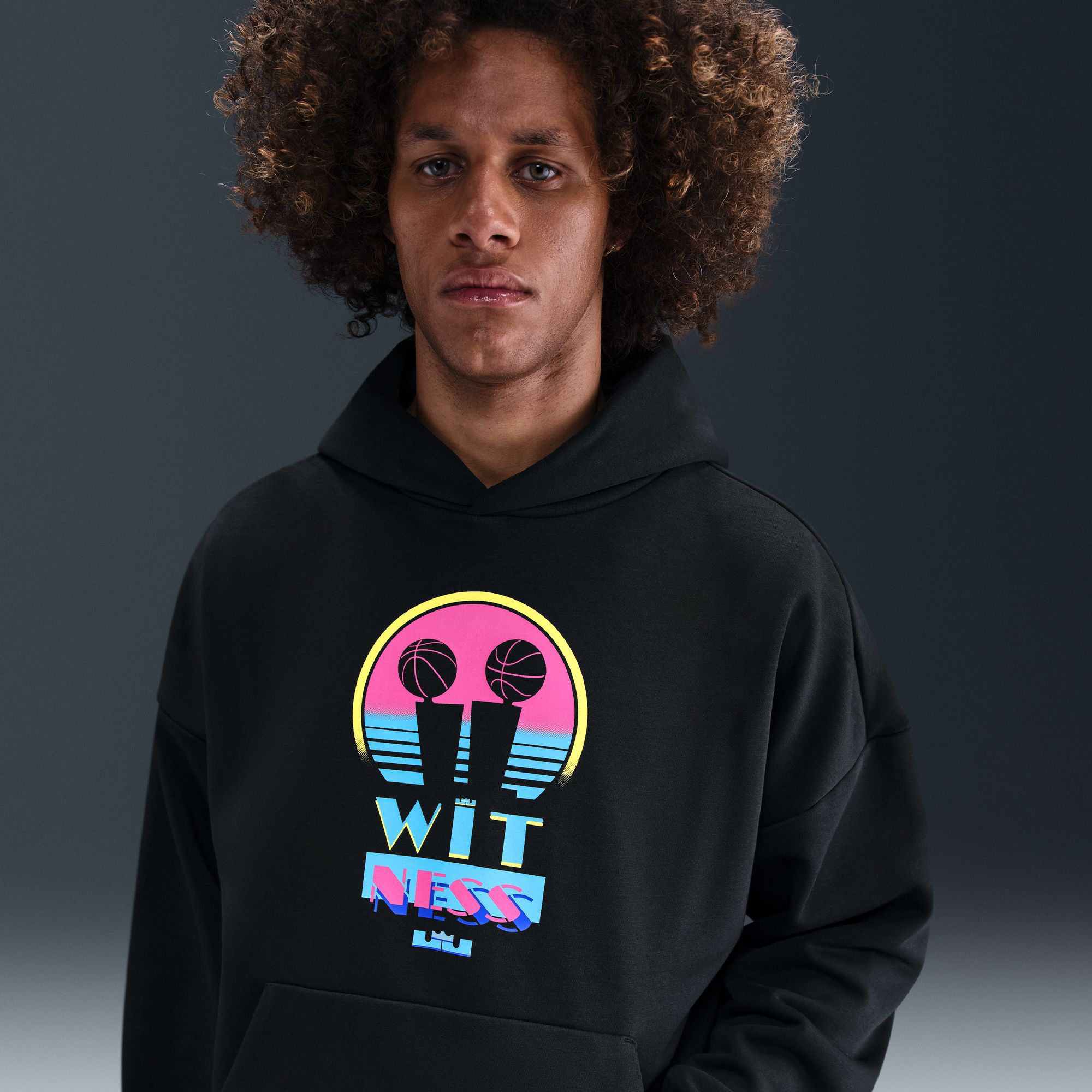 Nike Men's LeBron James Standard Issue Miami Twice Hoodie product image