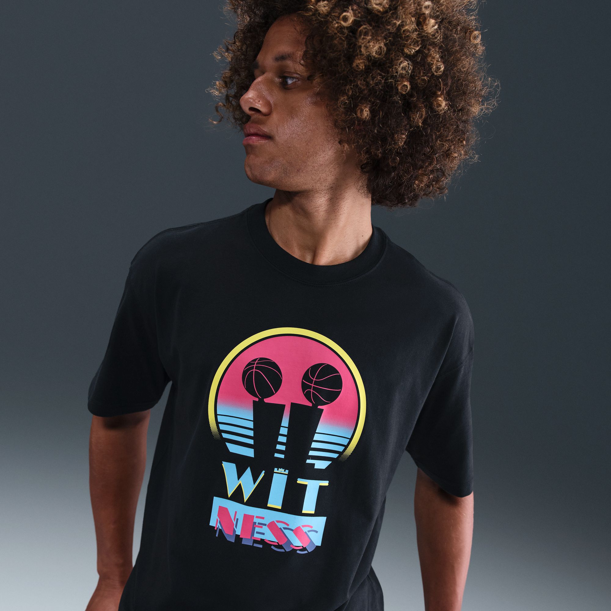 Nike Men's LeBron James Max90 Miami Twice Graphic T-Shirt product image