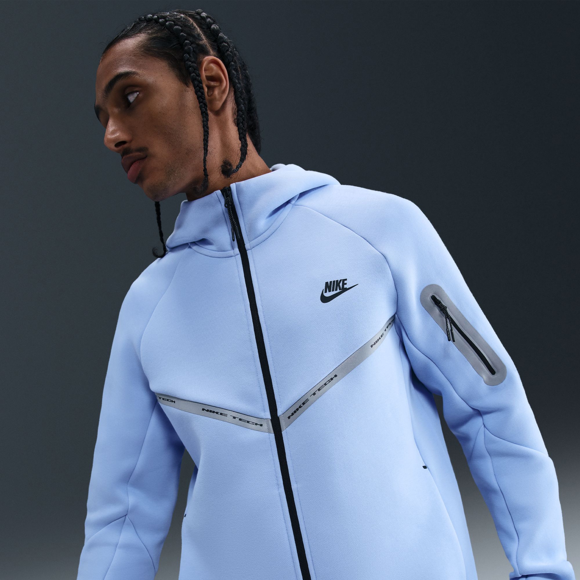 Nike Men's Tech Fleece Full-Zip Reflective Windrunner Jacket product image