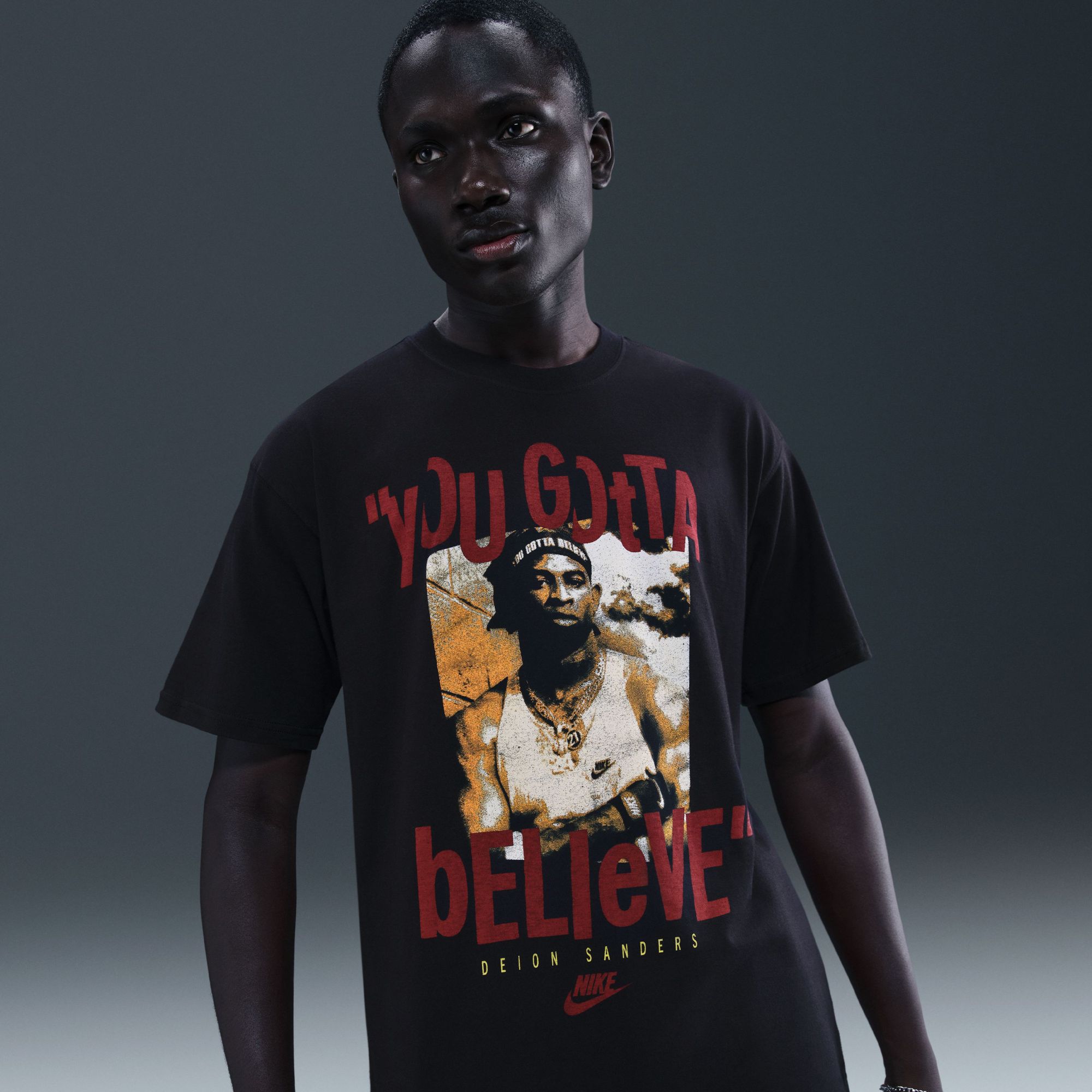 Nike Men's Max90 Deion Sanders Believe Graphic T-Shirt product image