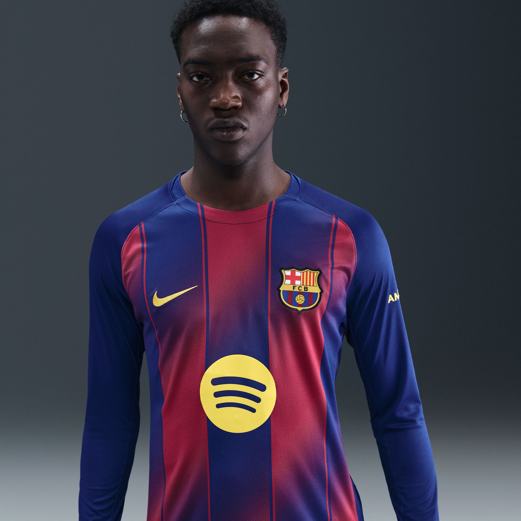 Nike Men's FC Barcelona 2025 Blue Replica Home Jersey product image