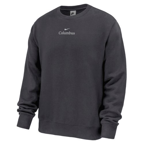 Nike Men's Baltimore Grey Club Fleece Crewneck Sweatshirt | Dick's