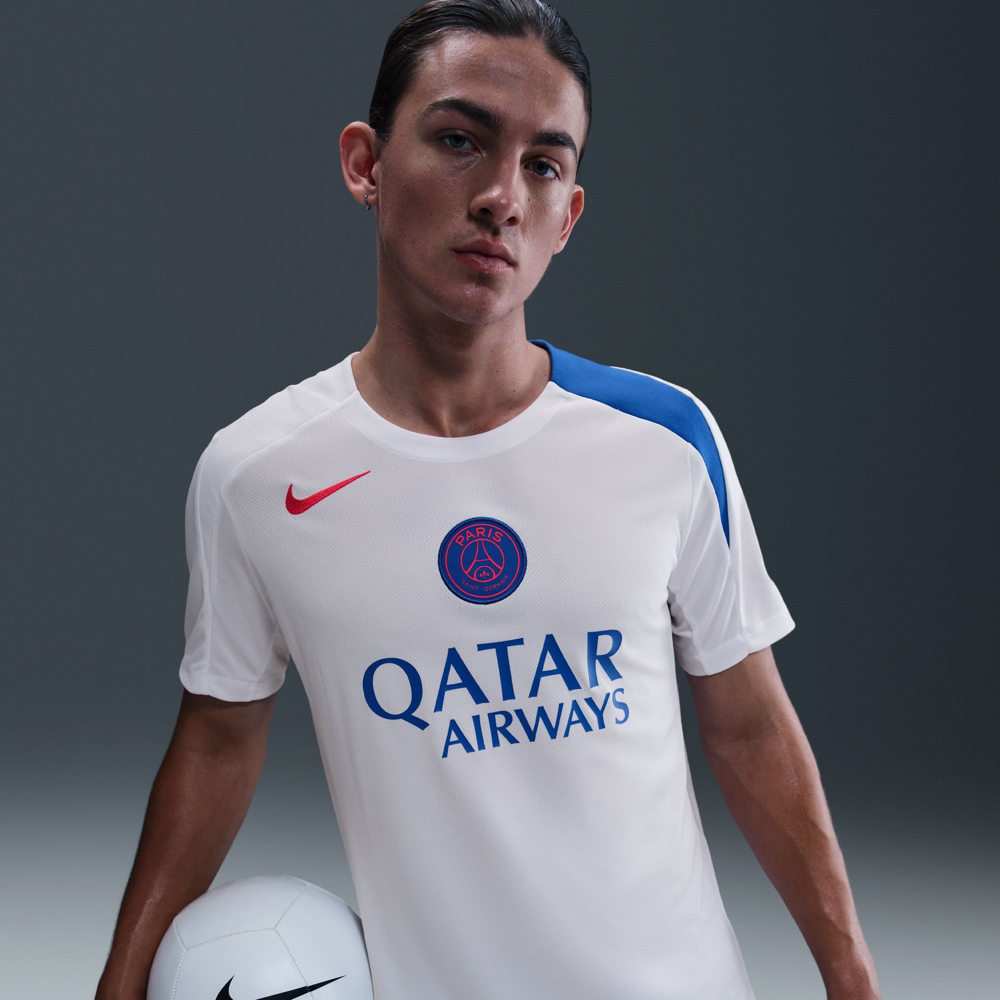 Nike Men's Paris Saint-Germain 2025 White 3rd Training Jersey product image