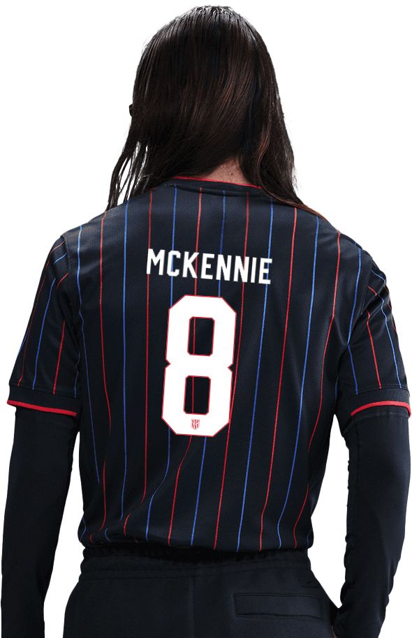 Nike Adult USMNT Weston McKennie #8 2025 Navy "Heartbeat" Away Replica Jersey product image