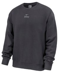 残少 M ナイキ スウッシュ ニット セーター 13750円 ゴルフ 黒 グレー Nike Men's Jersey Grey Club Fleece Crewneck Sweatshirt | Dick's