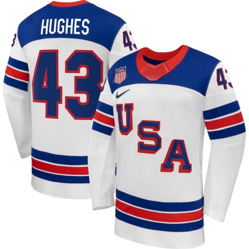Nike Adult Team USA Matthew Tkachuk #19 Replica White Jersey