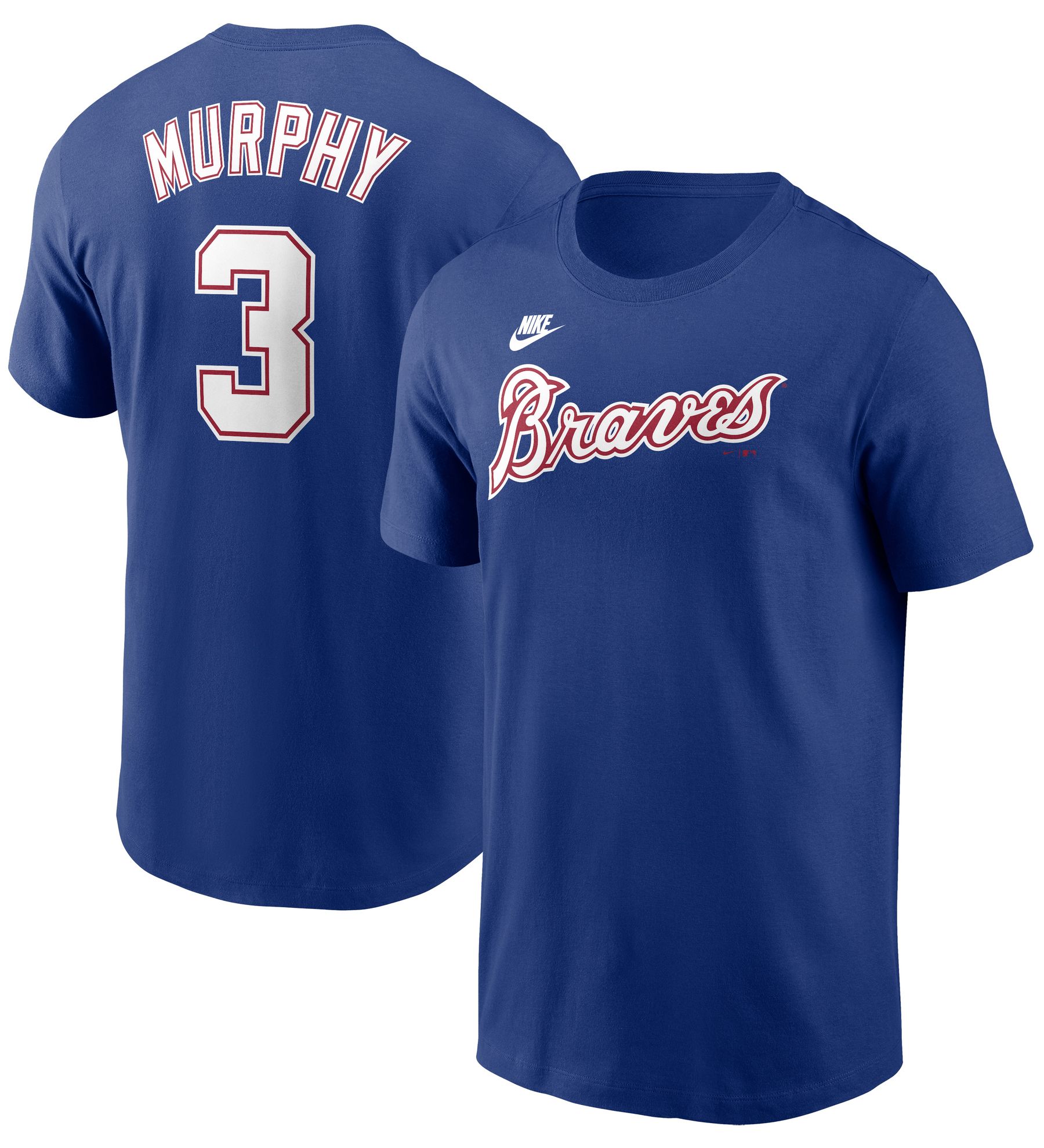 Nike Men's Atlanta Braves Cooperstown Blue Dale Murphy #3 T-Shirt product image