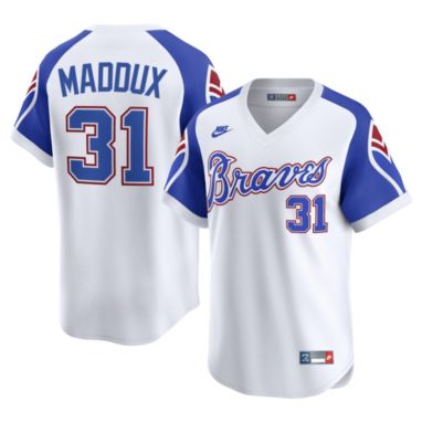 sorry, Nike Men's Atlanta Braves White Greg Maddux #31 Cooperstown Limited Jersey is currently out of stock