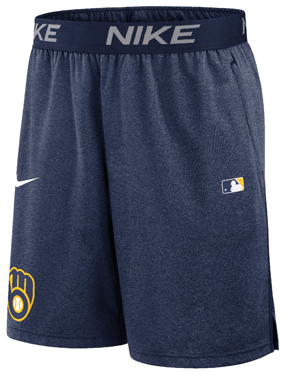 Nike Men's Milwaukee Brewers Navy Authentic Collection Shorts product image