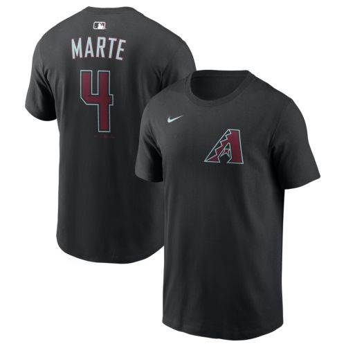 【希少】Nike Arizona Diamondbacks Marte 4 Nike Men's Arizona Diamondbacks Black Ketel Marte #4 Alternate