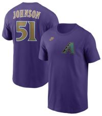 Nike Men's Arizona Diamondbacks Randy Johnson #51 Purple