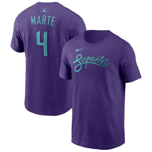Nike Men's Arizona Diamondbacks Ketel Marte #4 City Connect Purple