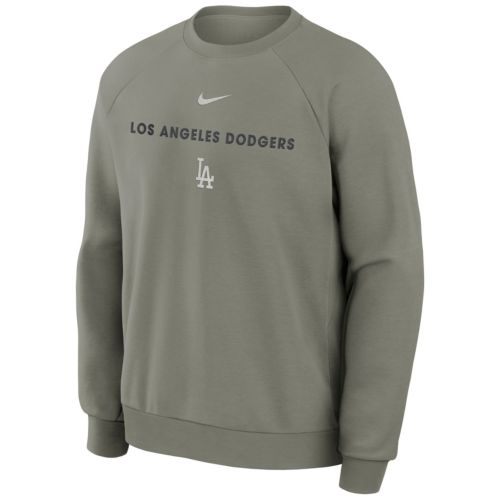 Nike Men's Los Angeles Dodgers Gray Dri-FIT Primary Fleece UV