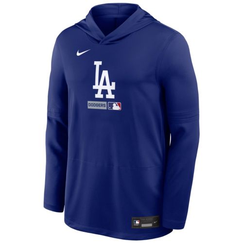 Nike Men's Los Angeles Dodgers Blue Twill Club Hoodie | Dick's