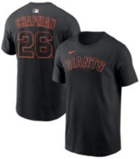 Nike Men's San Francisco Giants Matt Chapman #26 Black Home T