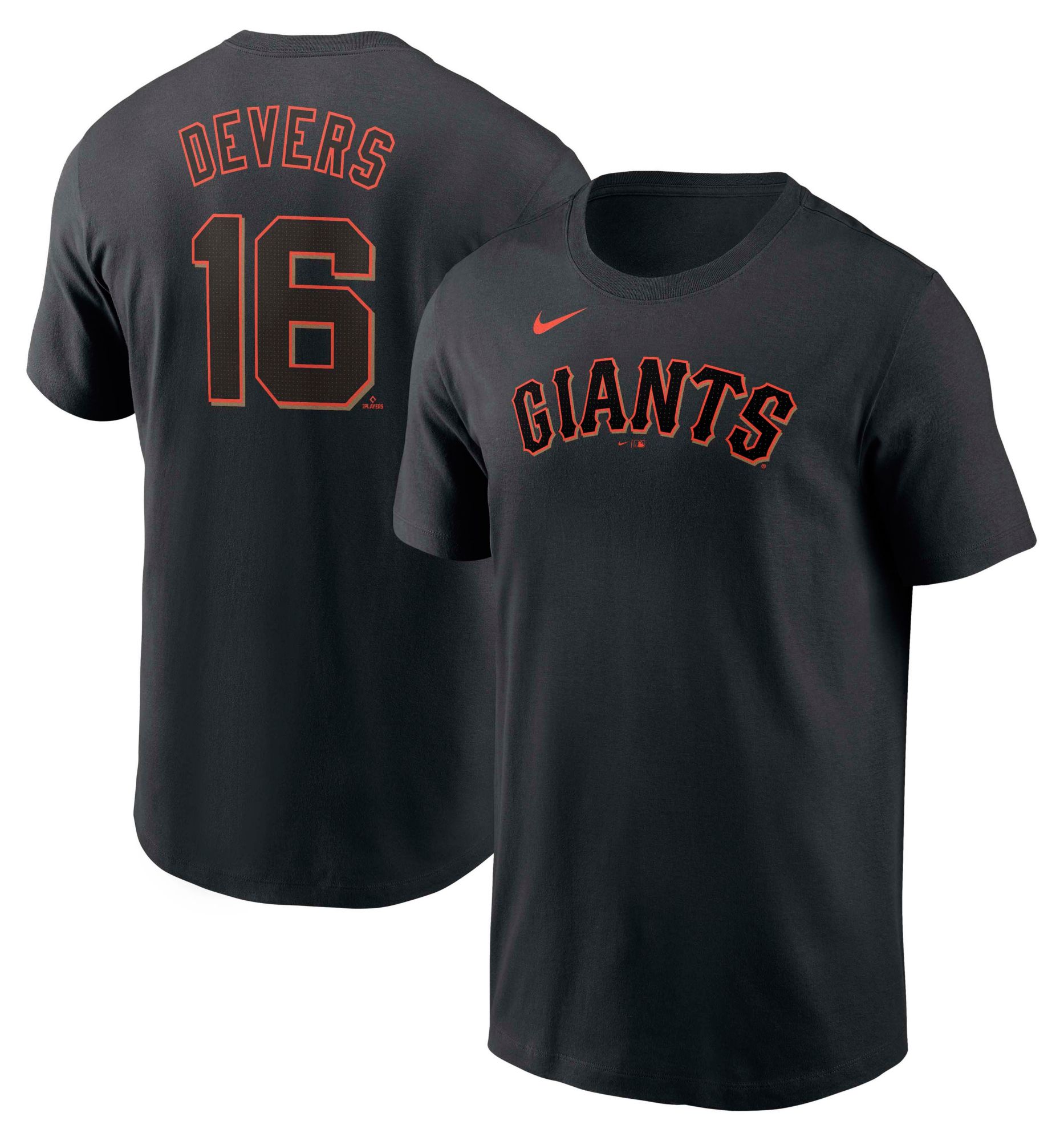 Nike Men's San Francisco Giants Rafael Devers #16 Black T-Shirt product image