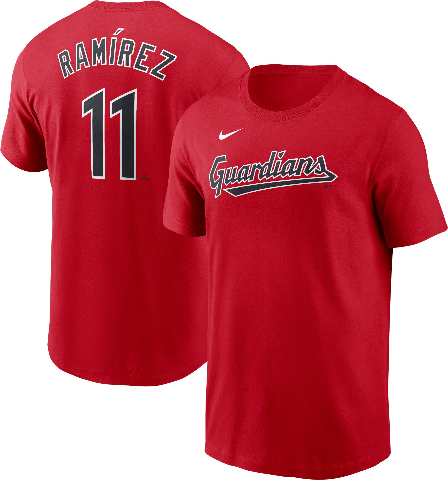 Nike Men's Cleveland Guardians Red José Ramírez #11 Alternate T-Shirt product image