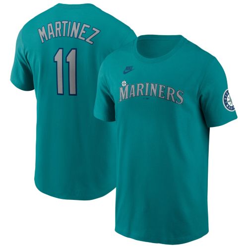 Nike Adult Seattle Mariners Logan Gilbert #36 Navy T-Shirt