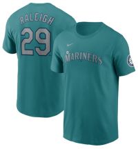 Nike Men's Seattle Mariners Cal Raleigh #29 Mardi Gras T-Shirt