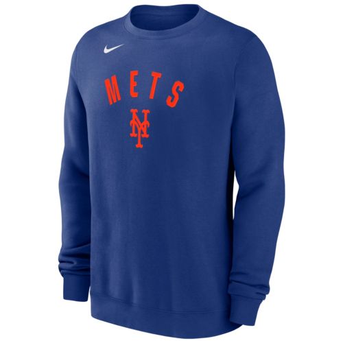 Nike Men's New York Mets Blue Authentic Collection Therma Hoodie